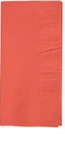 Coral Guest Napkin - 50CT