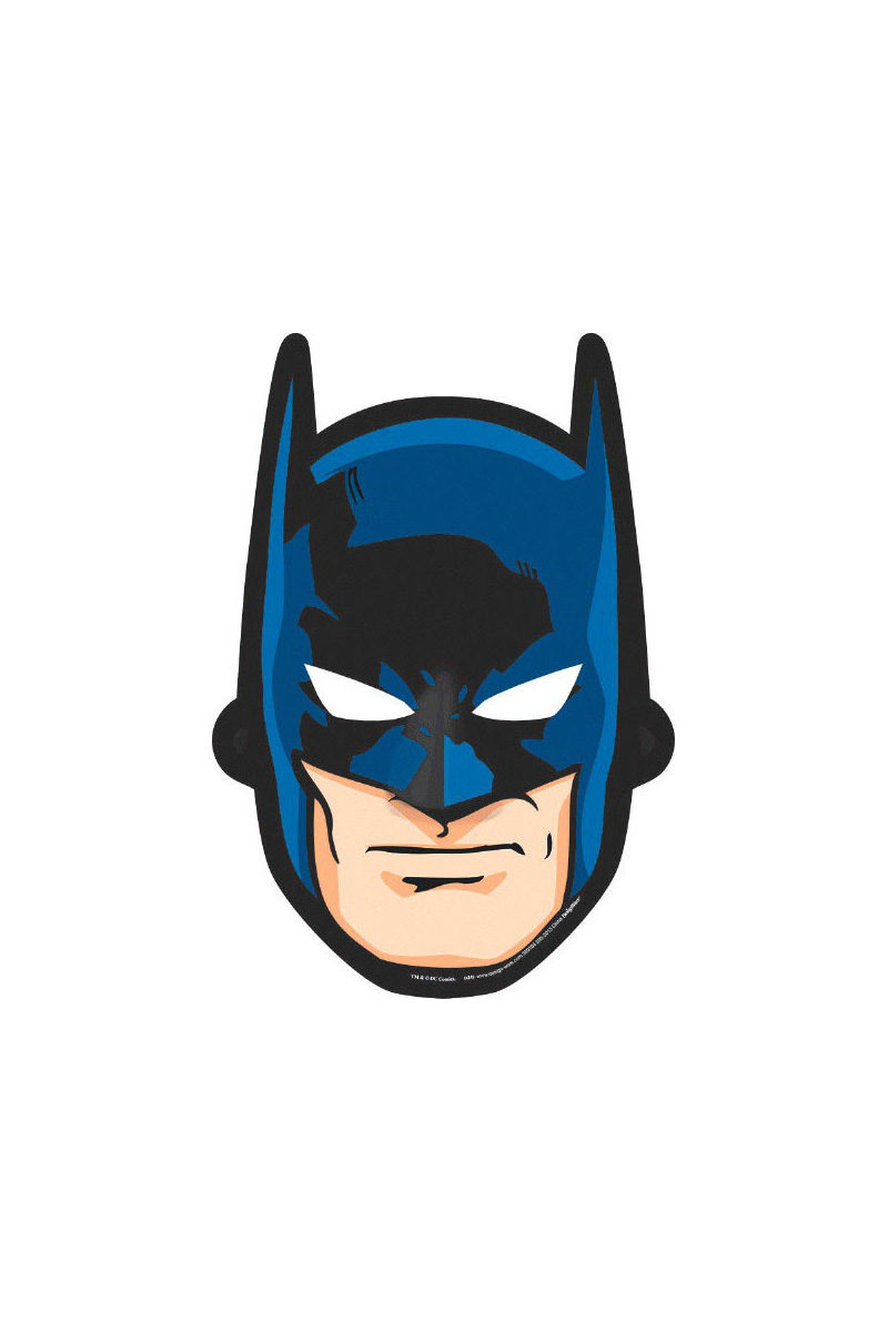 Batman 'Heroes Unite' Paper Masks (8ct)