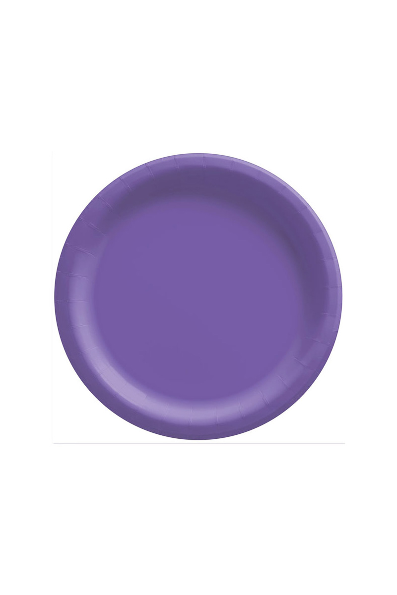 9″ Purple Paper Plate 20ct Party America 