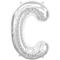 16" Letter C Silver