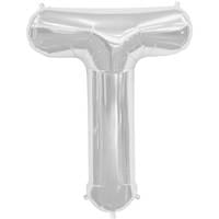 34" Letter T Silver