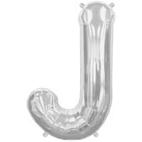 16" Letter J Silver