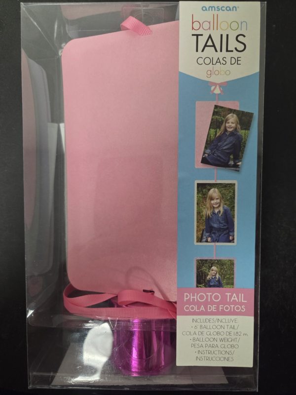 6' PHOTO TAIL PINK/PURPLE