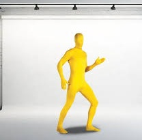 YELLOW PARTYSUIT -ADULT