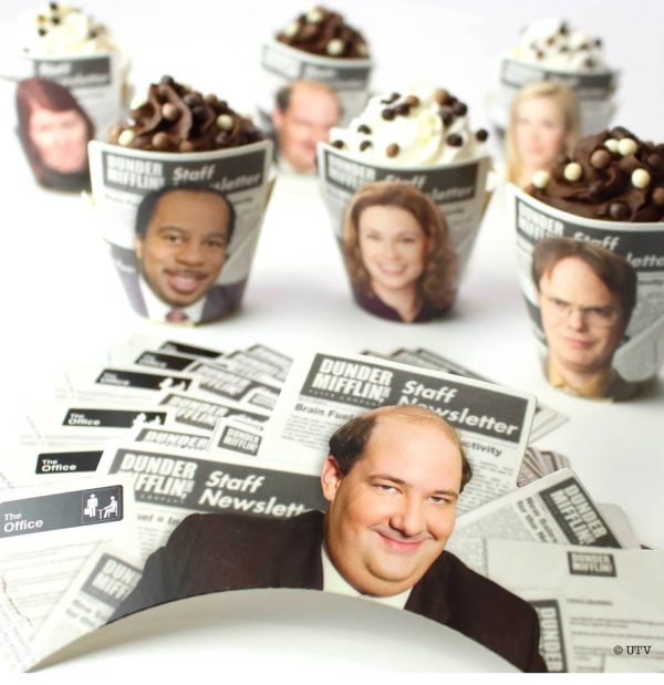 Cupcake Wrapper 12ct The Office