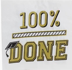 Lunch Napkin-16 Count-Hot Stamped 100% Done