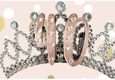 40TH ROSE GOLD TIARA