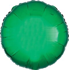 18" Round Green Mylar