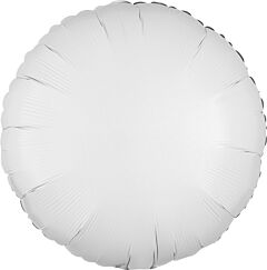 18" Round White Mylar
