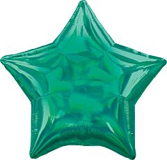 19" Green Iridesant Star