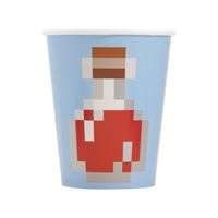 9 Ounce Paper Cup Minecraft. 8 Count Package.