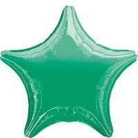 18" Metallic Green Star