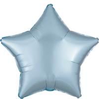 19" Pastel Blue Satin Luxe Star