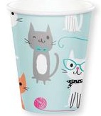 9 Ounce Paper Cup Purr-fect Party-8 Count Package.