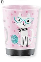 16 Ounce Favor Cup Purr-fect Party-This is a Non-Returnable Item.