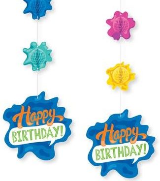 Cut Out Hanging Decorations Splatter.