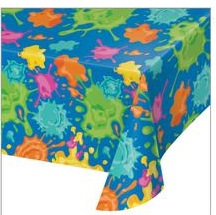 Table Cover Splatter. 54" x 108"