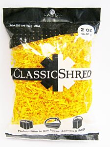 2 Ounce Yellow Paper Shred