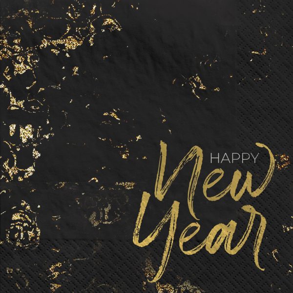 Lunch Napkin Cheers For The New Year-16 Count Package.