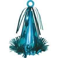 Light Blue Party Hat Balloon Weight. This is a Non Returnable Item.
