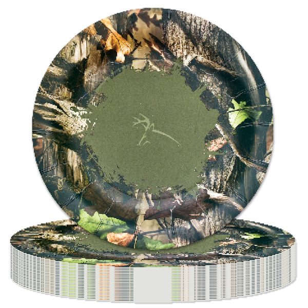 7" Paper Plate NEXT Camo-8 Count Package.