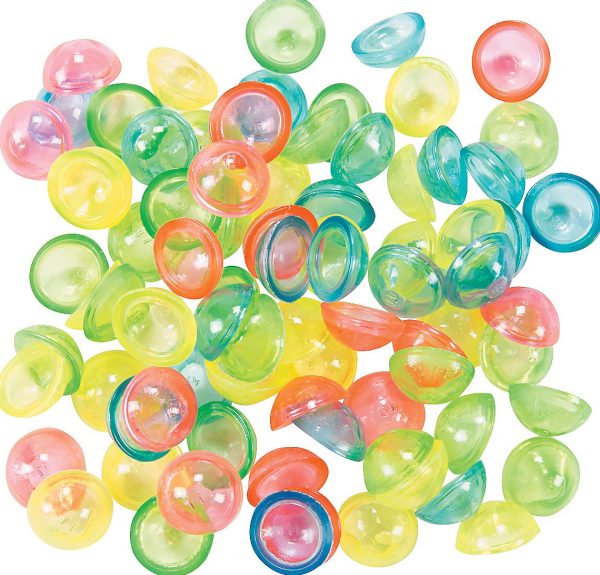 Assorted Colors Vinyl Poppers. 1". 144 Count Package.