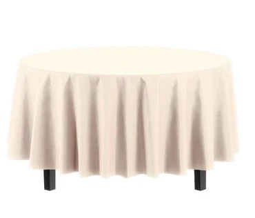 Table Cover Round Ivory-84"