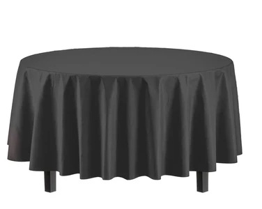 Table Cover Round Black-84"