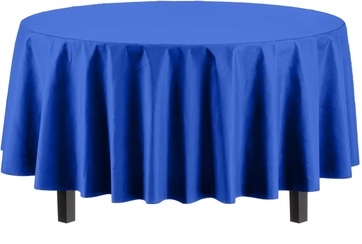 Table Cover Round Dark Blue-84"
