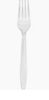 Clear Plastic Forks-24 Count Package