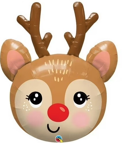 35" Red Nosed Reindeer