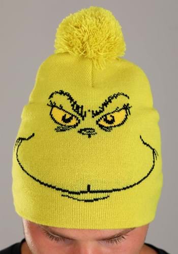 Grinch Knit Hat. 100% Acrylic. This is a Non-Returnable Item.