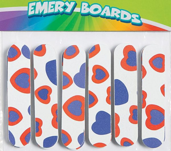 Emery Boards. Appoximately 3 1/2" x 7/8 ". 12 Count Package.