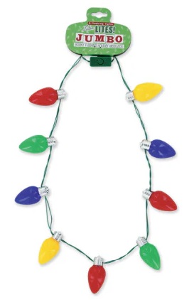 Jumbo Lotsa Lites. 9 Flashing Bulbs. Approximately 15" Long.