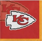 Beverage Napkin Kansas City Chiefs-16 Count Package