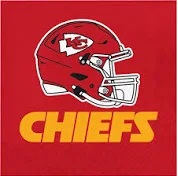Lunch Napkins Kansas City Chiefs-16 Count Package.