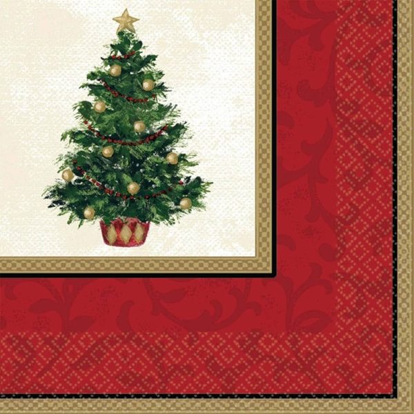 Lunch Napkin Classic Tree. 16 Count Package.