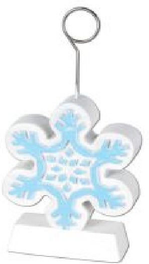 Snowflake Balloon Weight. Approximately 5 1/2" Tall.