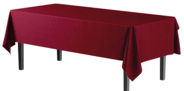TABLE COVER BURGUNDY- 54" X 108"