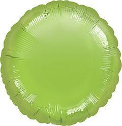 18" Lime Green Round Mylar