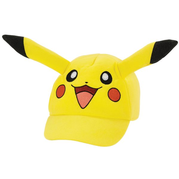 9.5" H x 7" W Pokemaon Deluxe Hat. This is a Non-Returnable Item.