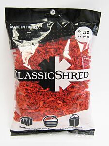 Paper Shred-Red-2 Ounce Package.