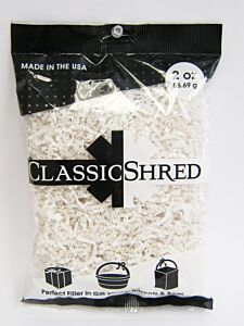 Paper Shred-White-2 Ounce Package.