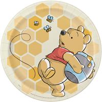 9" Paper Plate Winnie the Pooh. 8 Count Package.