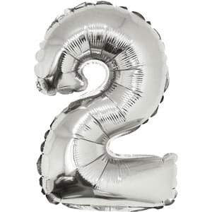 14" # 2 Silver. Air Filled Only. Does Not Float