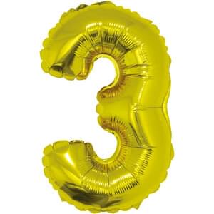 14" # 3 Gold. Air Filled Only. Does Not Float.