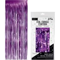 3' X 8' Purple Door Fringe.