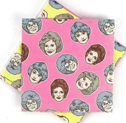 Beverage Napkins The Golden Girls. 16 Count Package.