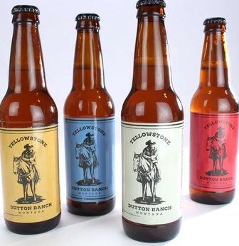 Bottle Labels Yellowstone. 16 Count Package.