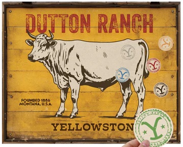 Pin the Brand on the Steer Game. 25.5" X 32.5". Includes 18 "Y" Brands.